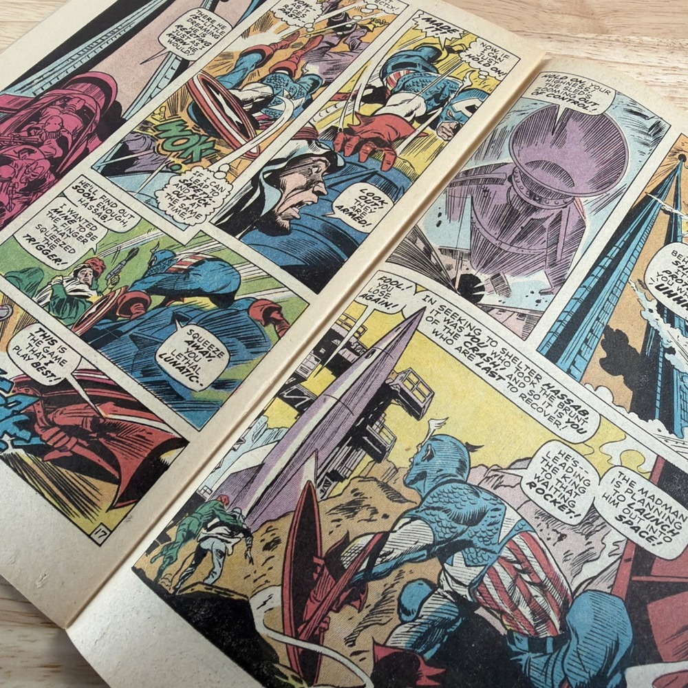 Captain America #129 1970 Marvel Comics The Vengeance Of The Red Skull - Picture 10 of 10